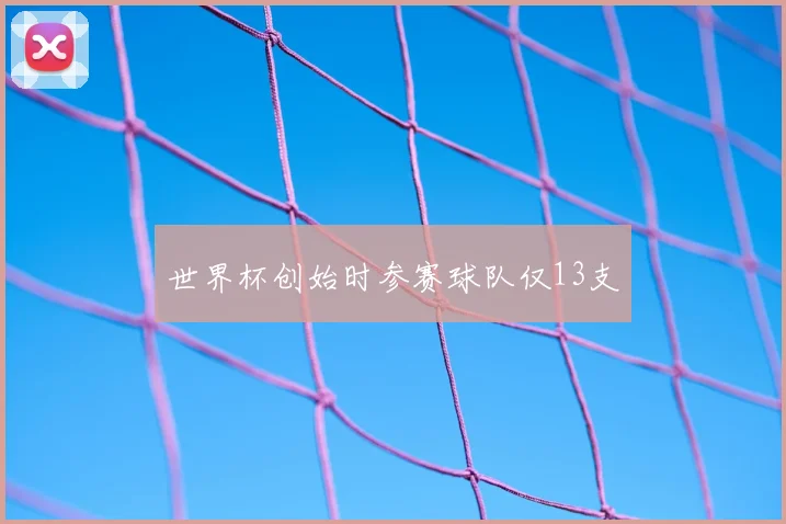 世界杯创始时参赛球队仅13支