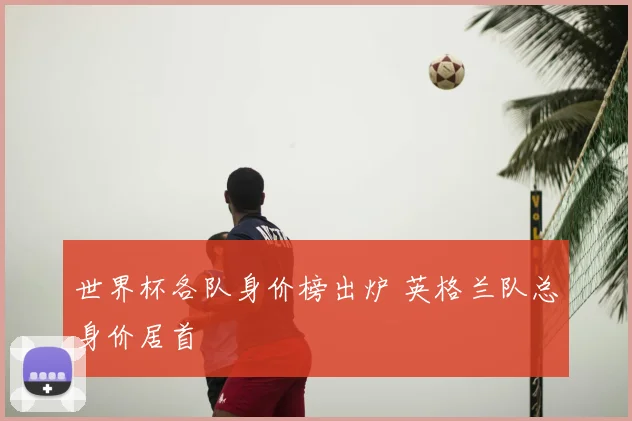 世界杯各队身价榜出炉 英格兰队总身价居首